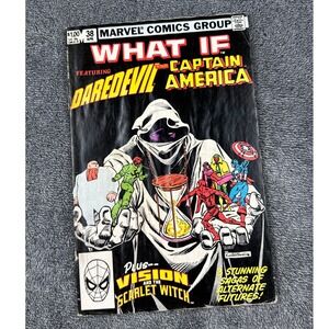 Marvel What If #38 Daredevil Captain America Vision Scarlet Witch April 1983